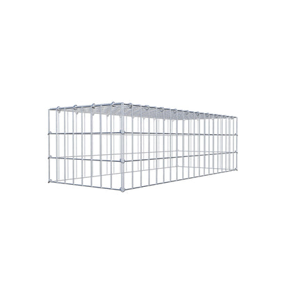 Fourche rapportée type 3 100 cm x 30 cm x 40 cm (L x H x P), mailles 5 cm x 10 cm, anneau C