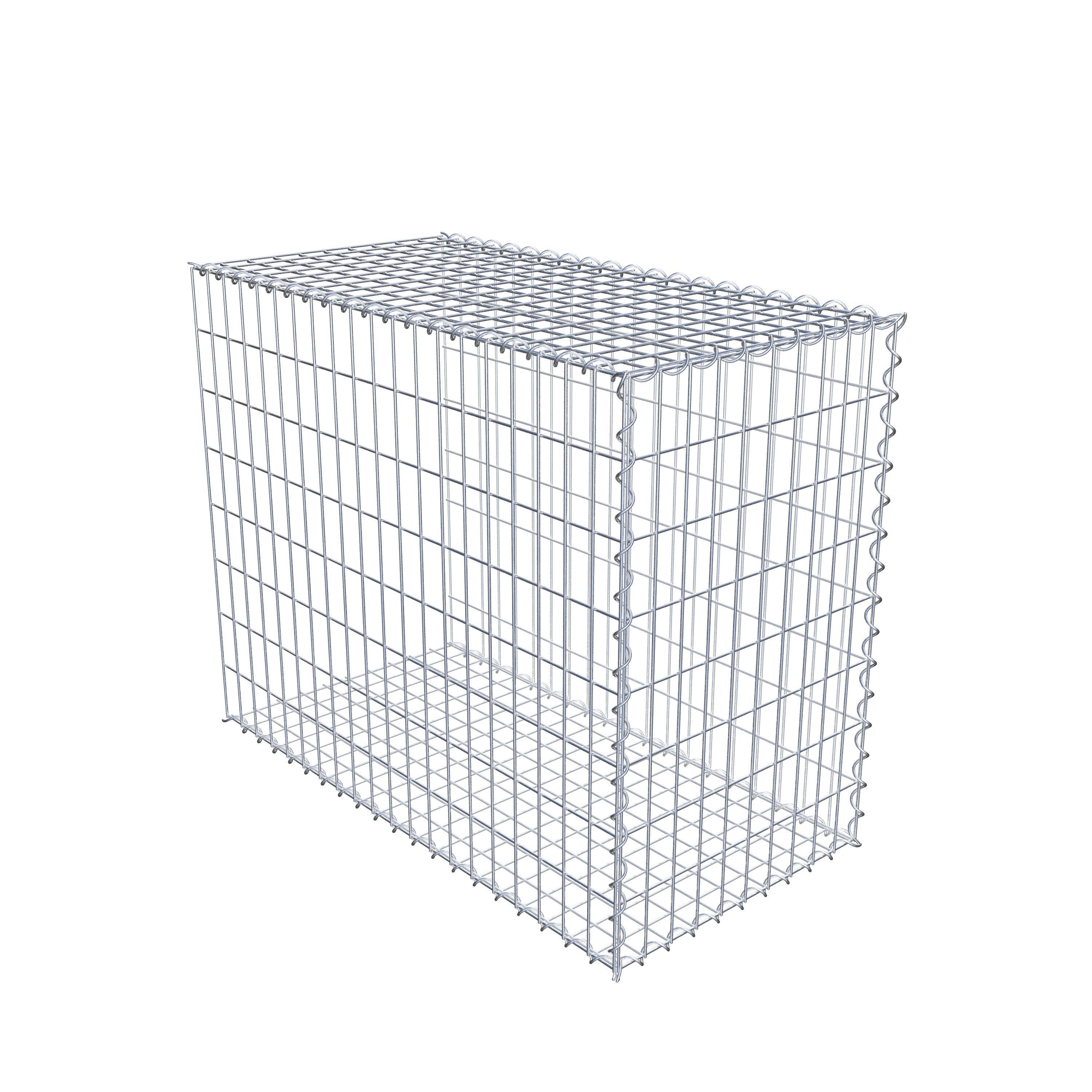 Grown-on gabion type 2 100 cm x 80 cm x 50 cm (L x H x D), mesh size 5 cm x 10 cm, spiral