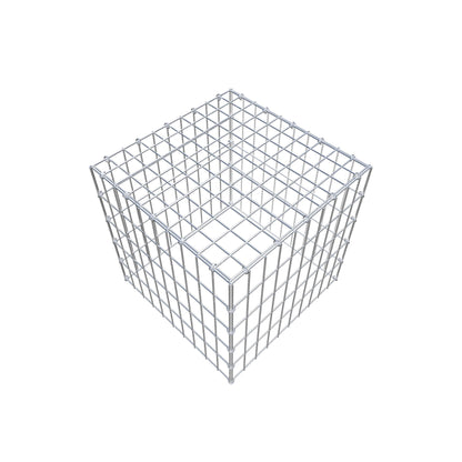 Fourche rapportée type 3 50 cm x 50 cm x 50 cm (L x H x P), mailles 5 cm x 10 cm, anneau en C