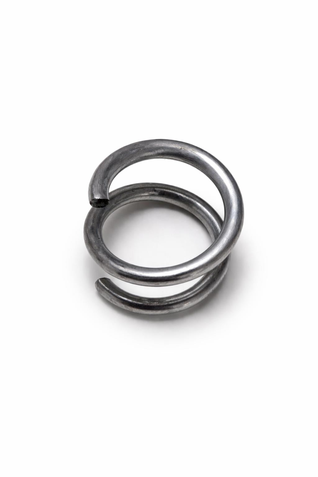 Sæt med 20 galvaniserede spiralringe - stabil forbindelse til gabioner og trådnet