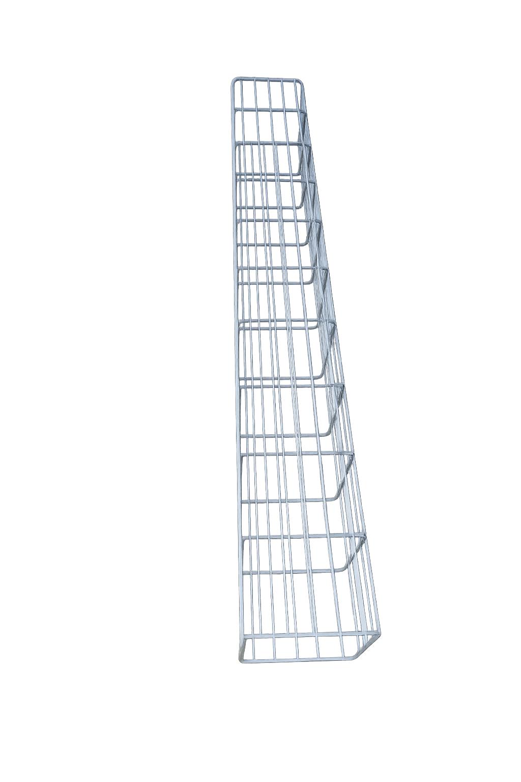 Coluna retangular de gabiões galvanizados a quente, 27,3 cm x 27,3 cm, 200 cm de altura, MW 5 cm x 20 cm, arame 8/6 mm