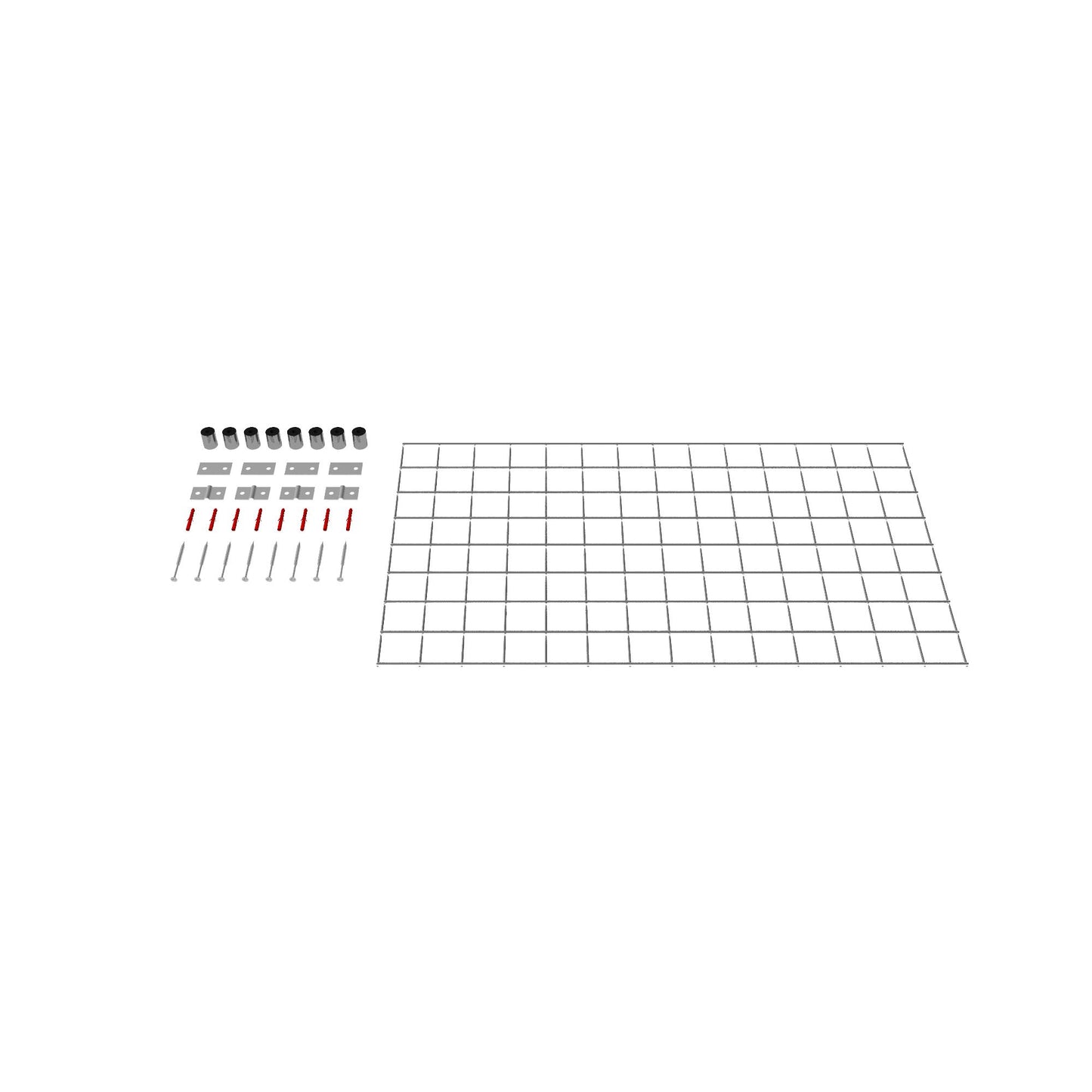Dekogitter / Rankgitter (inkl. Montagematerial) Maschenweite 5 x 5 cm