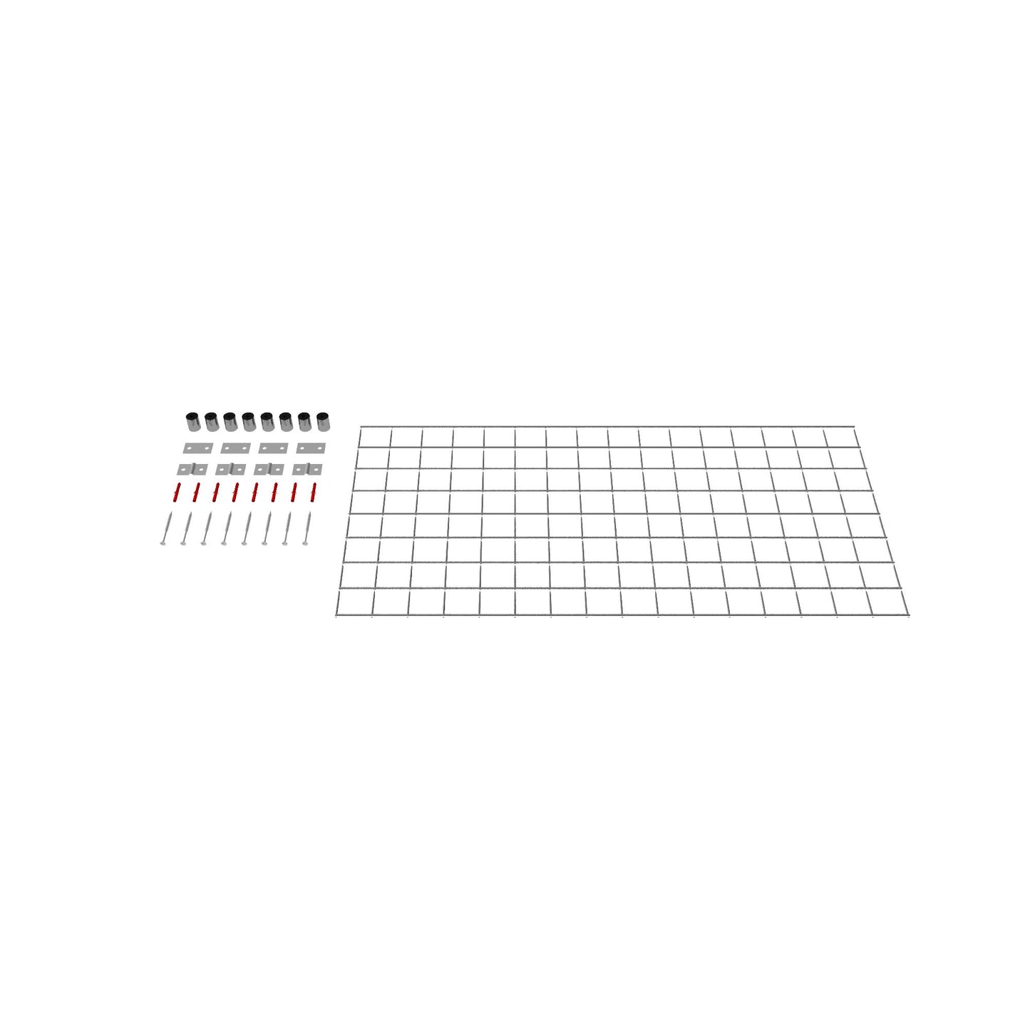 Dekogitter / Rankgitter (inkl. Montagematerial) Maschenweite 5 x 5 cm