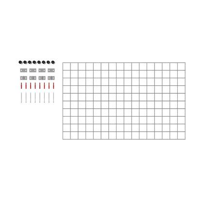 Dekogitter / Rankgitter (inkl. Montagematerial) Maschenweite 5 x 5 cm