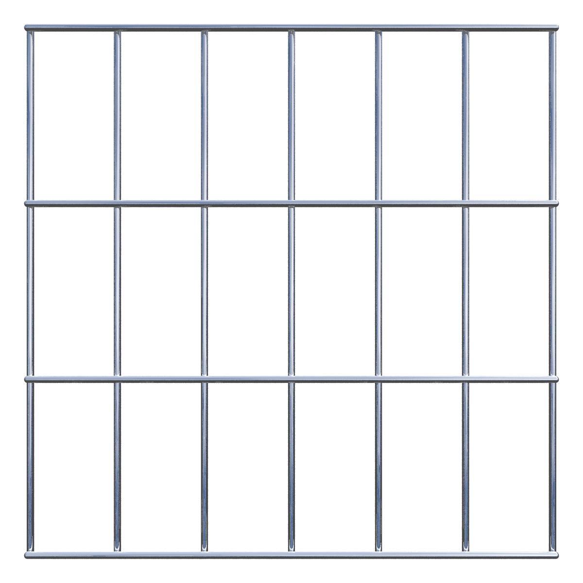 Rejilla decorativa/enrejado (incluido material de montaje) tamaño de malla 5 x 10 cm