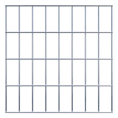 Rejilla decorativa/enrejado (incluido material de montaje) tamaño de malla 5 x 10 cm