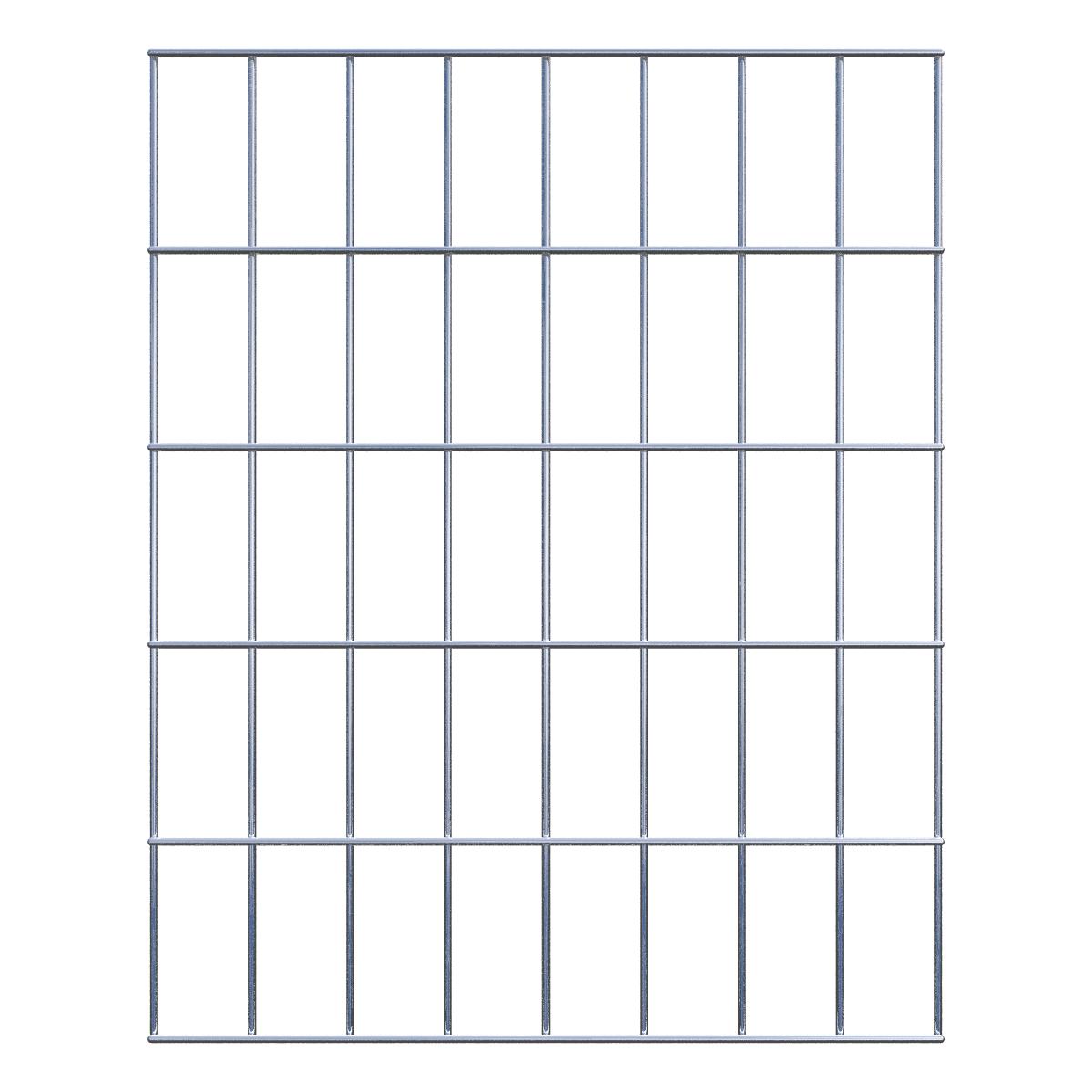 Rejilla decorativa/enrejado (incluido material de montaje) tamaño de malla 5 x 10 cm