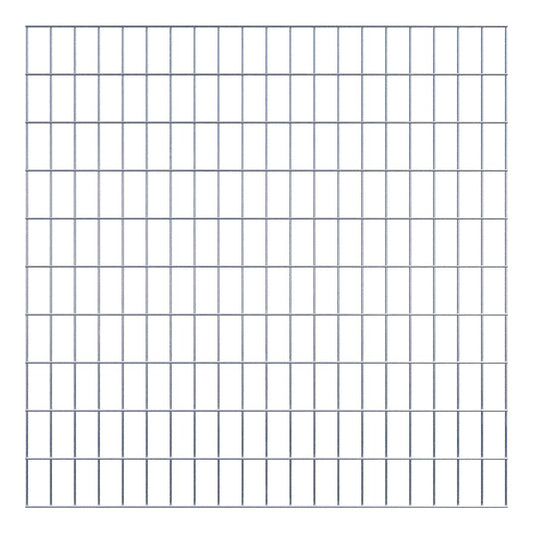 Rejilla decorativa/enrejado (incluido material de montaje) tamaño de malla 5 x 10 cm