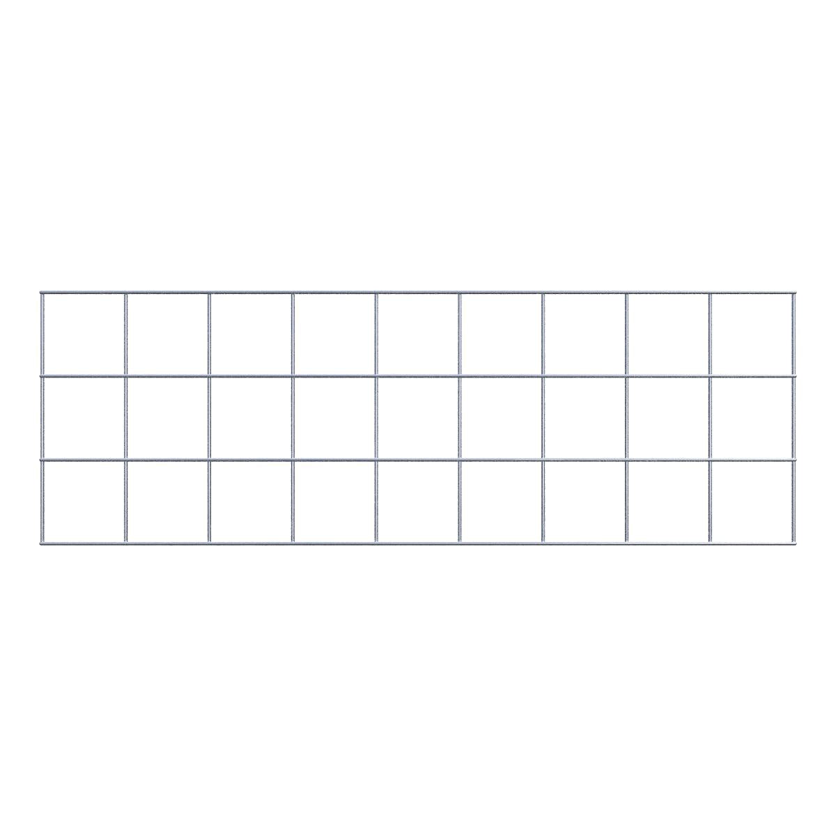 Grade 10 x 10 cm tamanho da malha