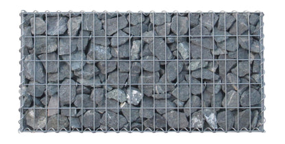 Gabião 200 cm x 100 cm x 20 cm (C x A x P), malhagem 5 cm x 10 cm, espiral