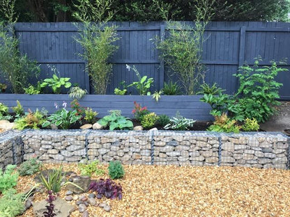 Conjunto de 2 gabiões 100 cm x 50 cm x 30 cm (C x A x P), malhagem 5 x 5 cm, espiral