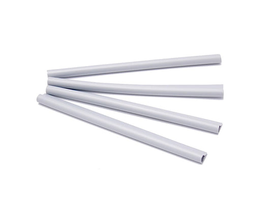 2x clipes de fixação para faixas de privacidade cinza MW 5 x 20 cm