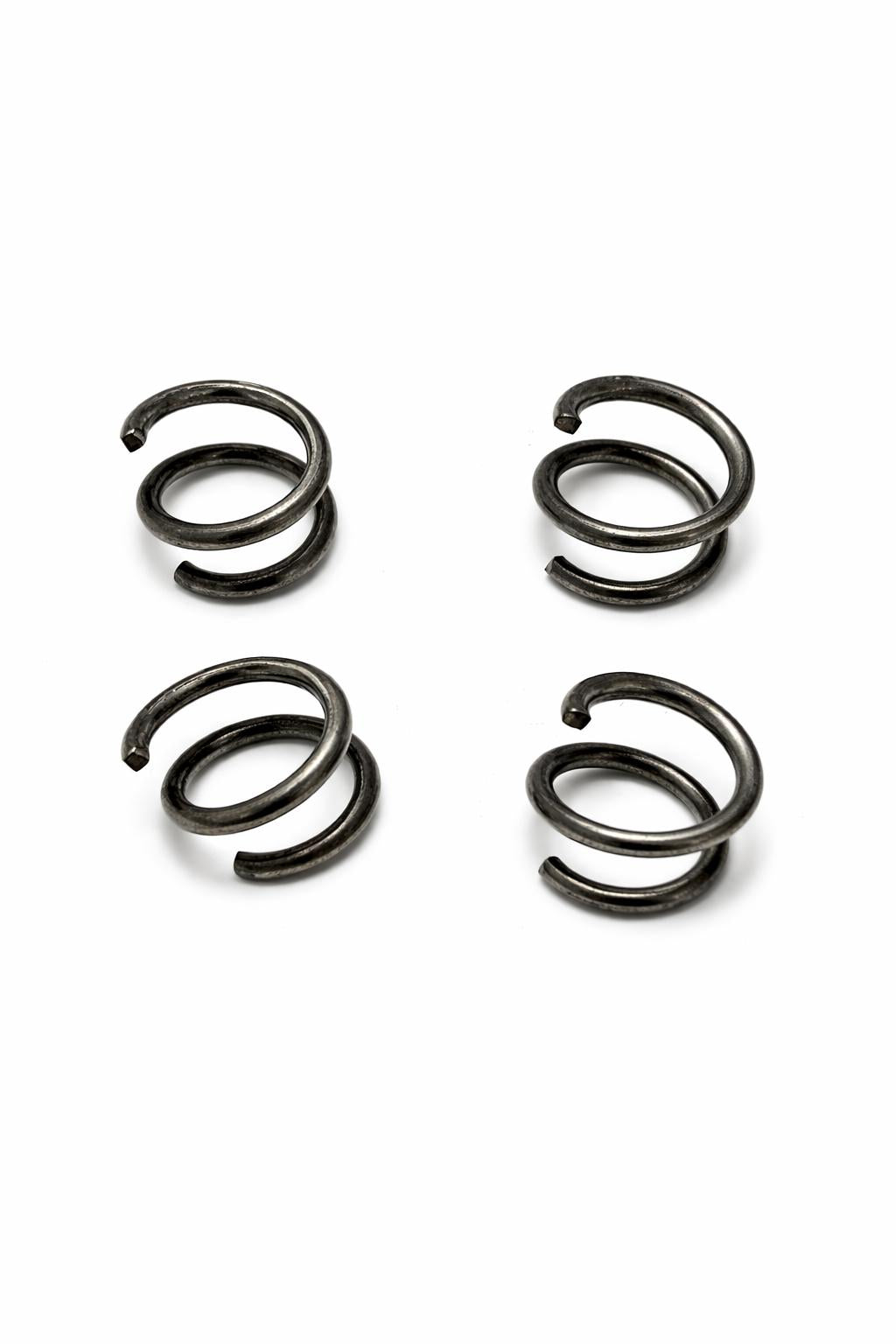 Sæt med 20 galvaniserede spiralringe - stabil forbindelse til gabioner og trådnet