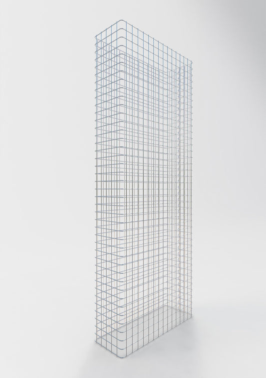 Valla de gaviones longitud 77 cm, altura 180 cm, profundidad 27 cm, malla 5 x 5 cm