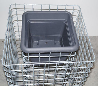 Columna de flores Altura 82 cm Base 42 x 42 cm MW 5 x 5 cm, galvanizado en caliente incl. maceta