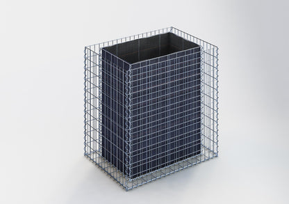 Højbed firkantet 100 cm x 100 cm x 70 cm (L x H x D), maskestørrelse 5 x 10 cm, vægtykkelse 10 cm