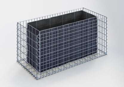Raised bed square 130 cm x 60 cm x 60 cm (L x H x D), mesh size 5 x 10 cm, wall thickness 10 cm
