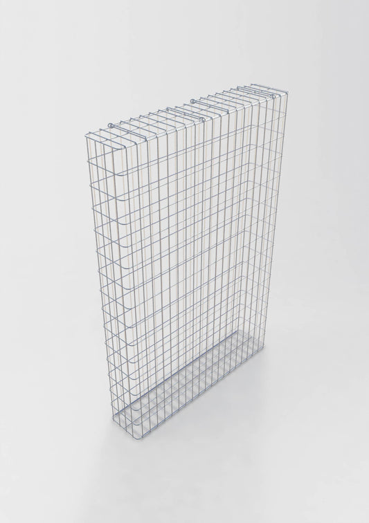 Gabion hot-dip galvanized 102 cm x 152 cm x 22 cm, mesh size 5 cm x 10 cm, fully welded