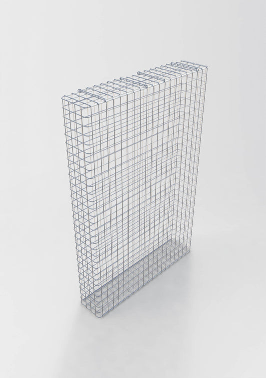 Gabion hot-dip galvanized 102 cm x 152 cm x 22 cm, mesh size 5 cm x 5 cm, fully welded