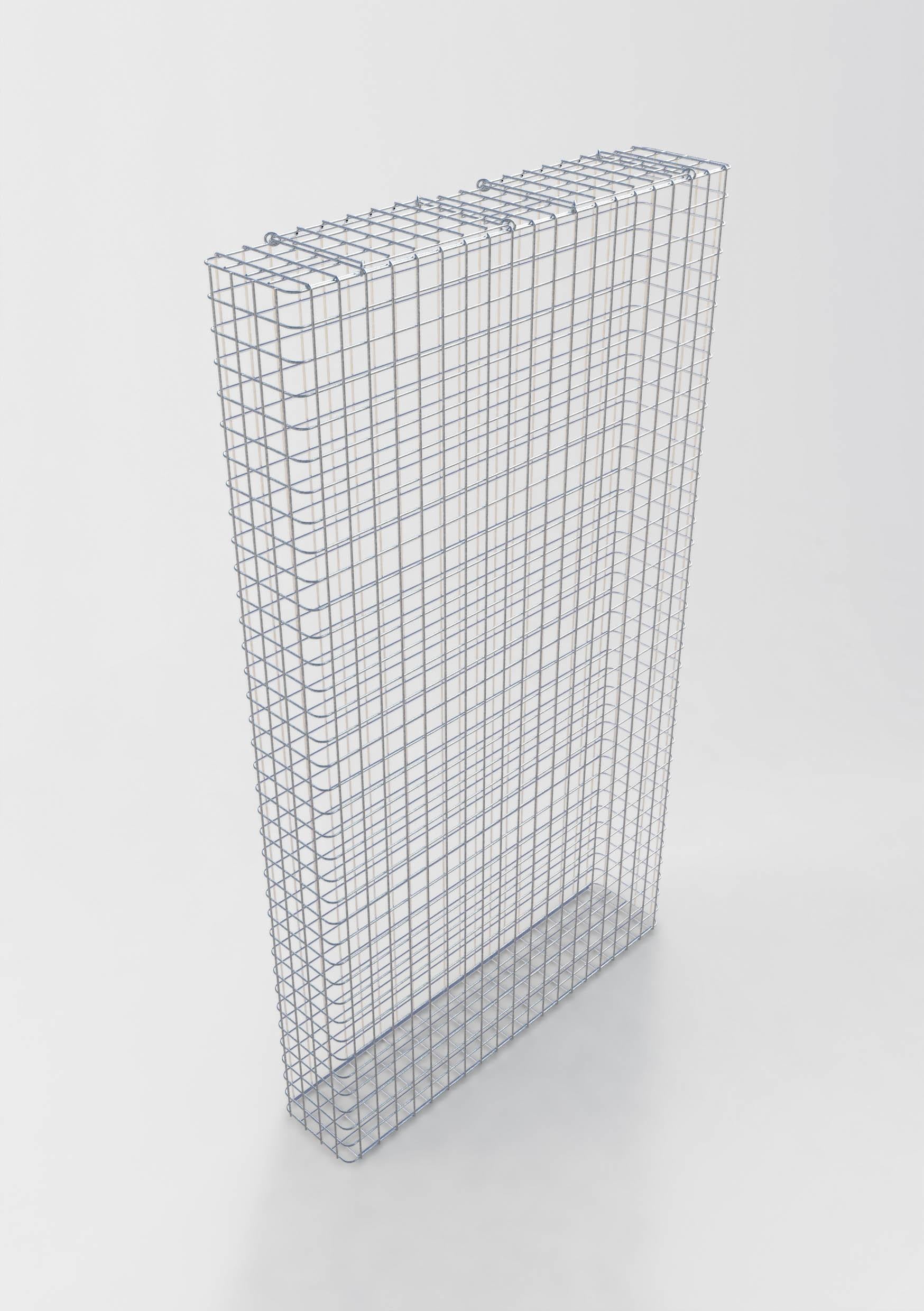 Gavión galvanizado en caliente 102 cm x 182 cm x 22 cm, malla 5 cm x 5 cm, presoldado