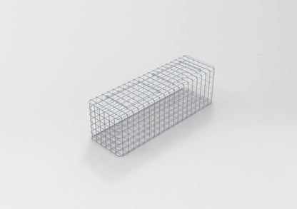 Gabion hot-dip galvanized 102 cm x 32 cm x 32 cm, mesh size 5 cm x 5 cm, fully welded