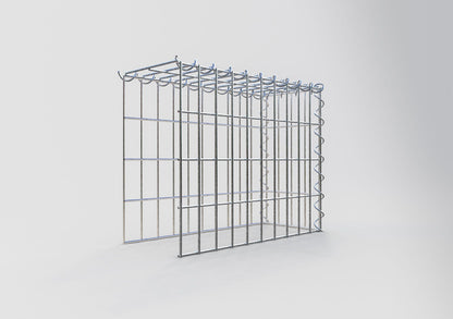 Gabbione aggiuntivo tipo 4 50 cm x 40 cm x 20 cm (L x H x P), dimensione maglia 5 cm x 10 cm, a spirale
