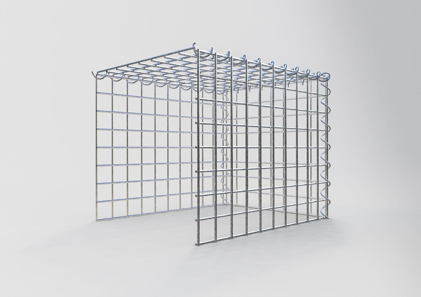 Gavión complementario tipo 4 50 cm x 40 cm x 40 cm (L x A x P), malla 5 cm x 5 cm, en espiral