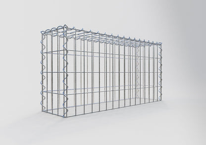 Extra gabion typ 3 80 cm x 40 cm x 20 cm (L x H x D), maskstorlek 5 cm x 10 cm, spiral