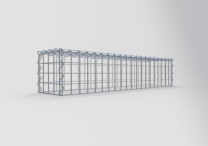 Opvokset gabion type 3 100 cm x 20 cm x 20 cm (L x H x D), maskestørrelse 5 cm x 5 cm, spiral