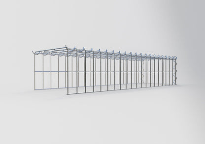 Gavión complementario tipo 4 100 cm x 20 cm x 30 cm (L x A x P), malla 5 cm x 10 cm, espiral