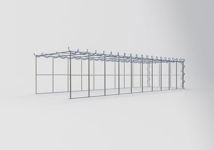 Gabião tipo 4 100 cm x 20 cm x 30 cm (C x A x P), malhagem 10 cm x 10 cm, espiral