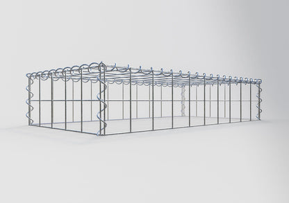 Add-on schanskorf type 3 100 cm x 20 cm x 50 cm (L x H x D), maaswijdte 10 cm x 10 cm, spiraal