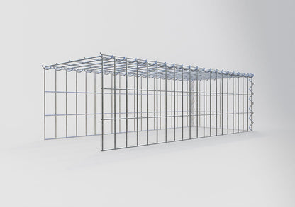 Gabião tipo 4 100 cm x 30 cm x 40 cm (C x A x P), malhagem 5 cm x 10 cm, espiral