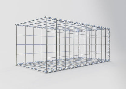 Gabbione aggiuntivo tipo 2 100 cm x 40 cm x 50 cm (L x A x P), maglia 10 cm x 10 cm, spirale