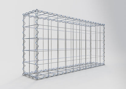 Gabion 100 cm x 50 cm x 20 cm (L x H x D), maskstorlek 10 cm x 10 cm, spiral