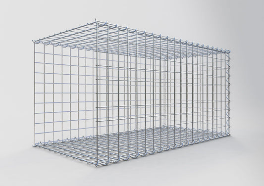 Extra gabion typ 2 100 cm x 50 cm x 50 cm (L x H x D), maskstorlek 5 cm x 5 cm, spiral