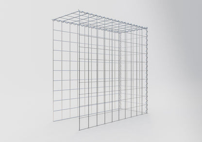 Gabião tipo 4 100 cm x 100 cm x 40 cm (C x A x P), malhagem 10 cm x 10 cm, espiral