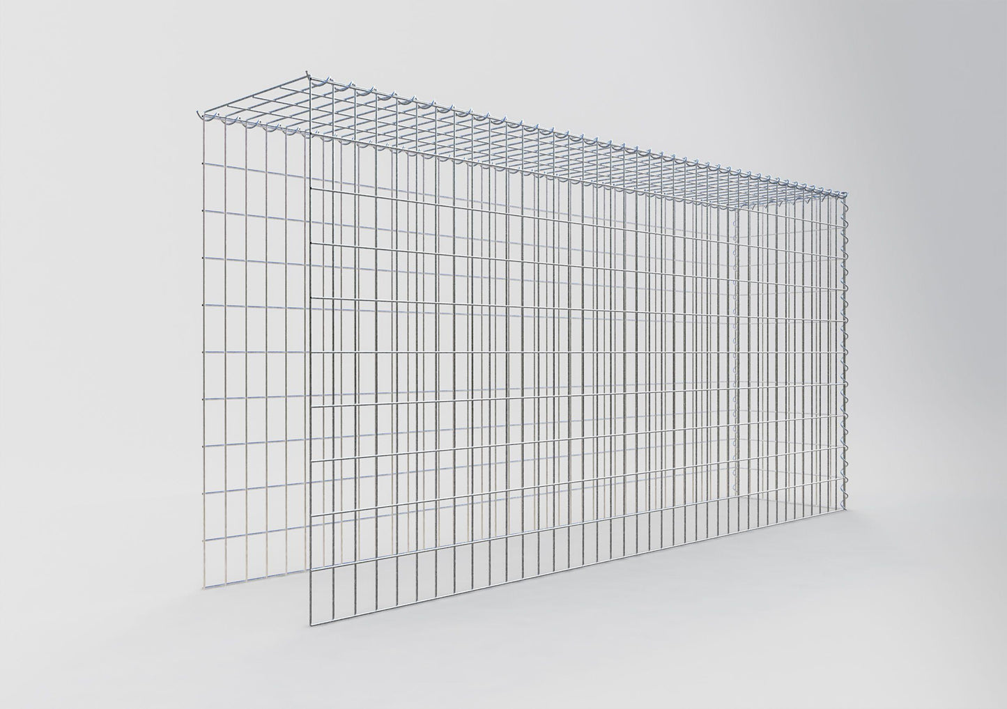 Gabbione aggiuntivo tipo 4 200 cm x 100 cm x 40 cm (L x H x P), maglia 5 cm x 10 cm, spirale