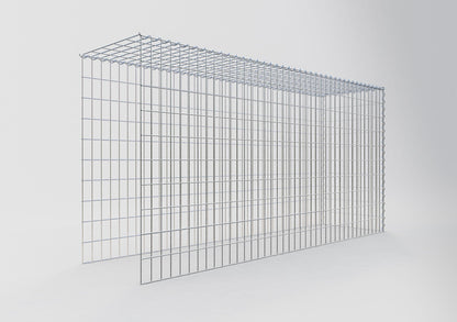 Extra gabion typ 4 200 cm x 100 cm x 50 cm (L x H x D), maskstorlek 5 cm x 10 cm, spiral