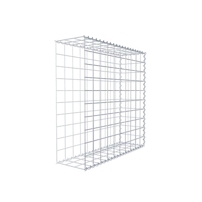 Gabbione aggiuntivo tipo 2 100 cm x 100 cm x 30 cm (L x H x P), dimensione maglia 10 cm x 10 cm, a spirale
