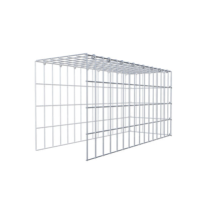 Toegevoegde pool type 4 80 cm x 40 cm x 30 cm (L x H x D), maaswijdte 5 cm x 10 cm, C-ring