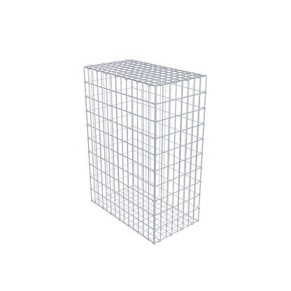Gabion 100 cm x 70 cm x 40 cm (L x H x P), mailles 5 cm x 10 cm, anneau en C