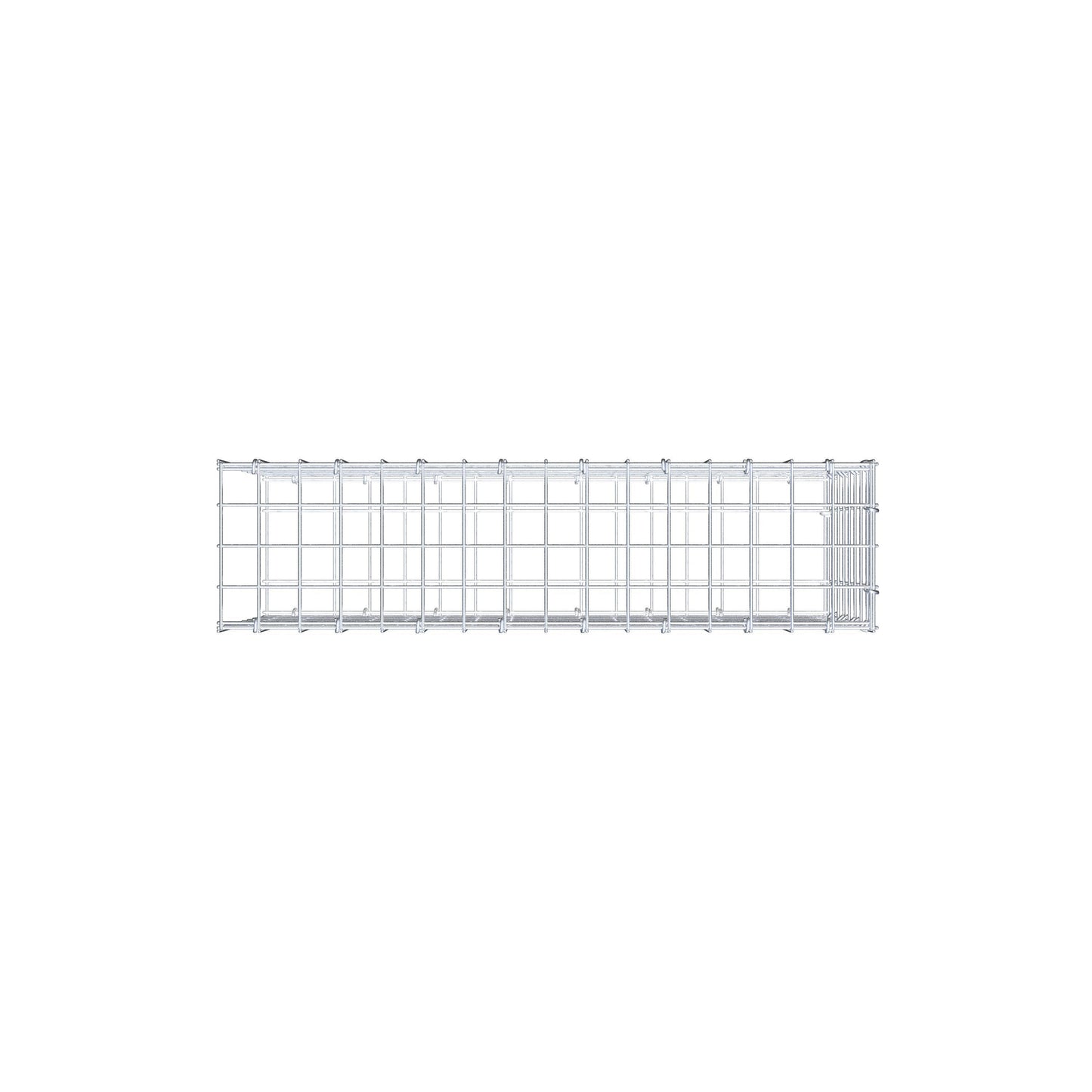 Gabião Tipo 2 80 cm x 40 cm x 20 cm (C x A x P), malhagem 5 cm x 5 cm, anel C