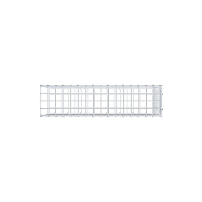 Gabião Tipo 2 80 cm x 40 cm x 20 cm (C x A x P), malhagem 5 cm x 5 cm, anel C