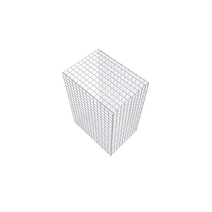 Gabbione aggiuntivo di tipo 2 100 cm x 70 cm x 50 cm (L x H x P), maglia 5 cm x 5 cm, anello a C