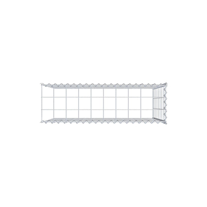 Gavión adulto tipo 4 100 cm x 80 cm x 30 cm (largo x alto x profundidad), tamaño de malla 10 cm x 10 cm, espiral
