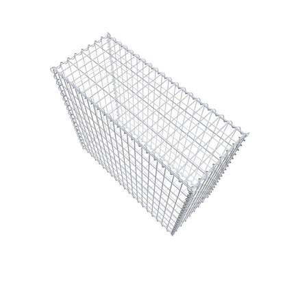 Gabion 100 cm x 90 cm x 40 cm (L x H x D), mesh size 5 cm x 10 cm, spiral