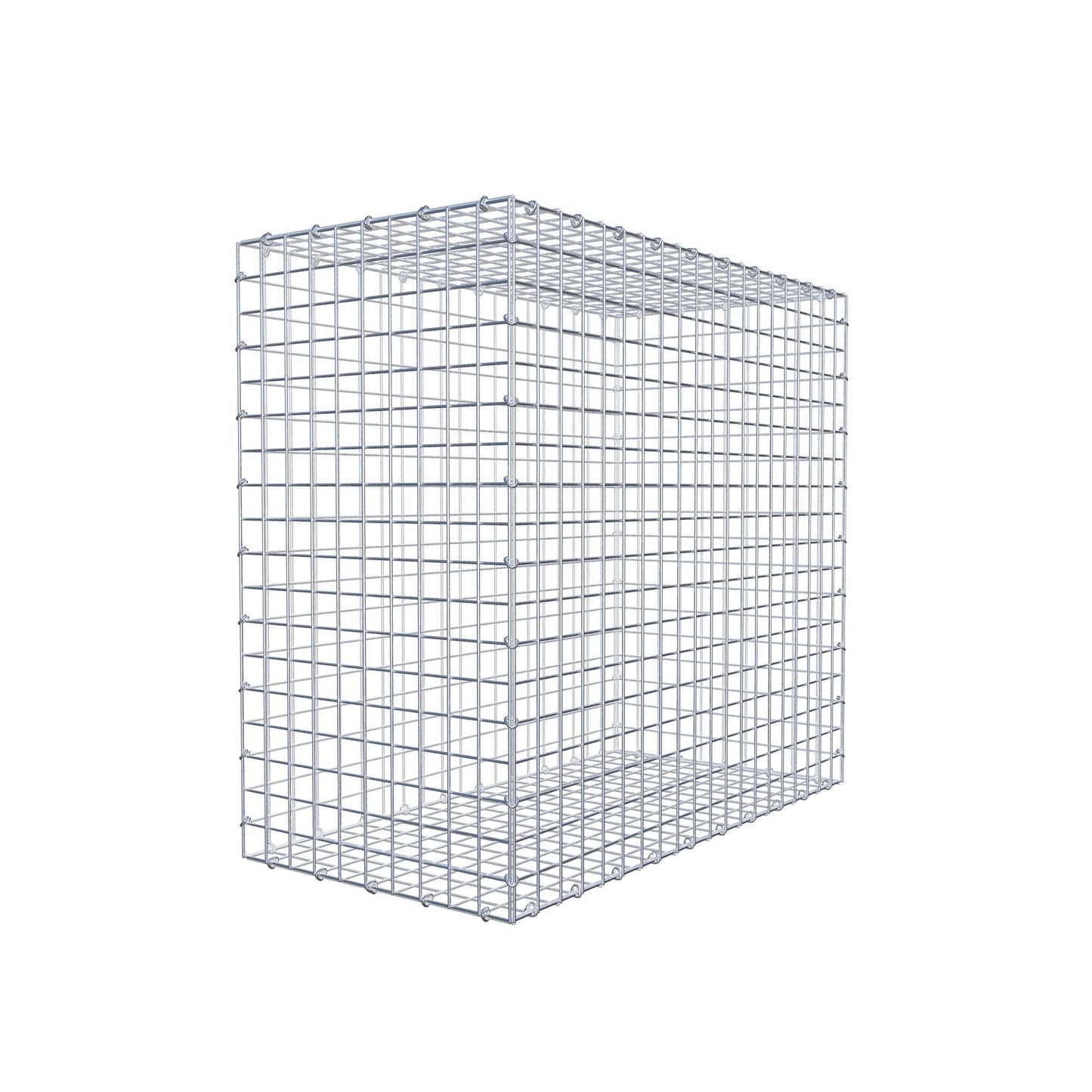 Gabion 100 cm x 90 cm x 50 cm (L x H x P), mailles 5 cm x 5 cm, anneau en C