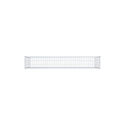 Gabion 200 cm x 100 cm x 30 cm (L x H x D), mesh size 5 cm x 10 cm, spiral