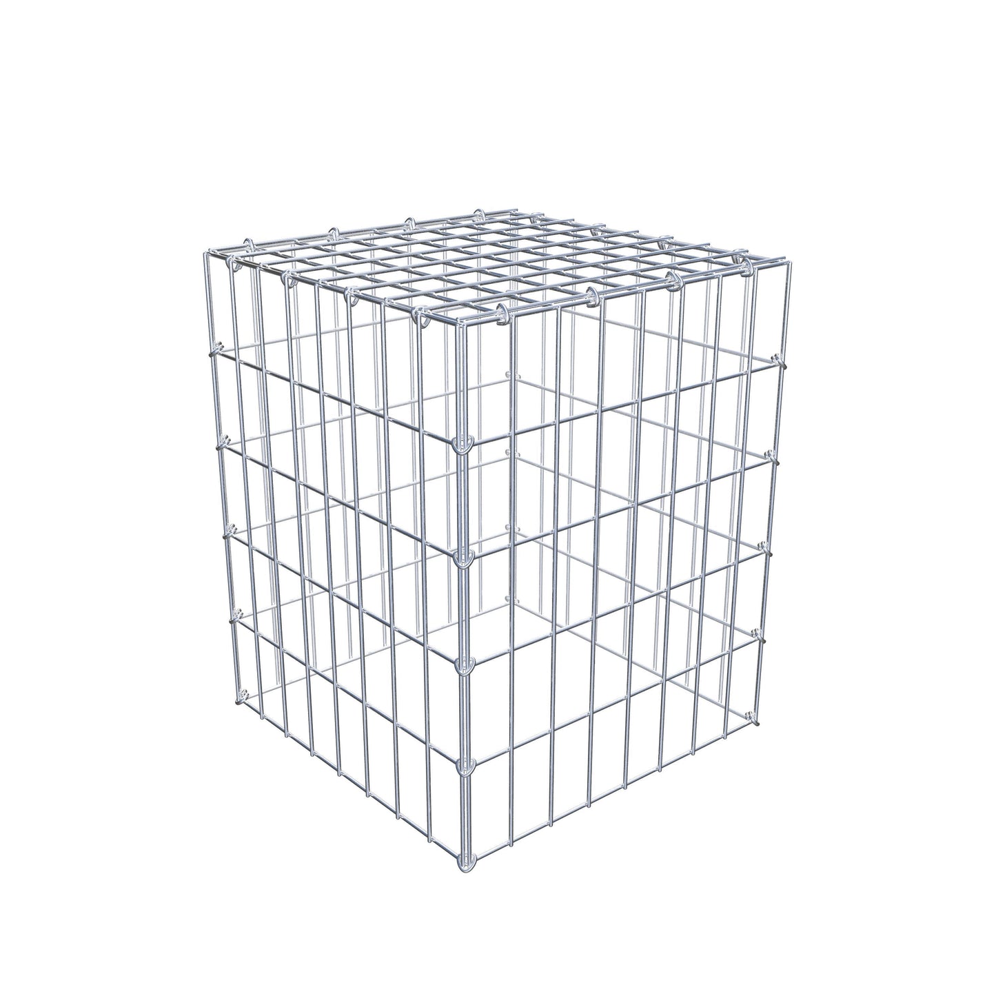 Anbaugabione Typ 3 50 cm x 40 cm x 40 cm (L x H x T), Maschenweite 5 cm x 10 cm, C-Ring